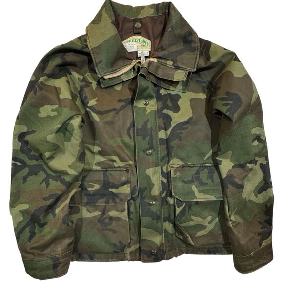 90s Vintage Fieldline USA Gore-Tex Thinsulate Camo Hunting Jacket Men’s L - Picture 1 of 16